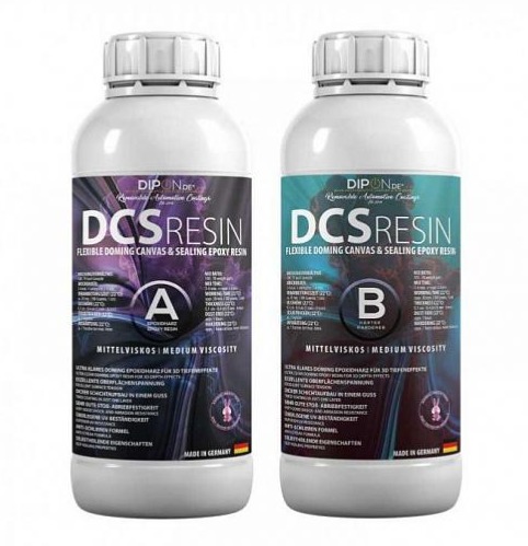DCS Resin Flexibilní Doming Canvas & Sealing epoxidová pryskyřice