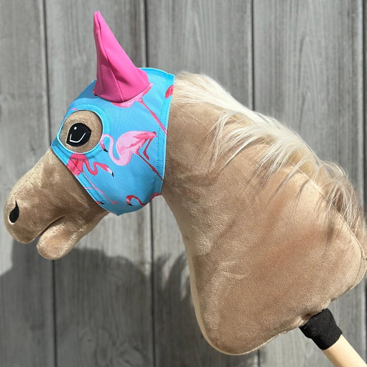 Maske ohne Ohren Cyan