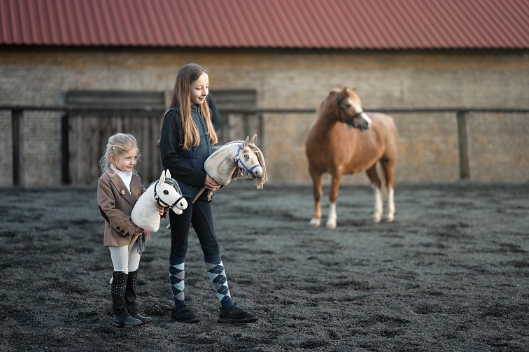 Hobby Horse Chantal mit schwarzem Halfter