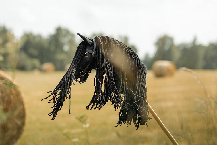 Hobby Horse Maximus mit schwarzem Halfter