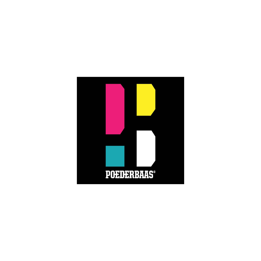 Poederbaas Neckwarmer With Fleece Black/Multilogo