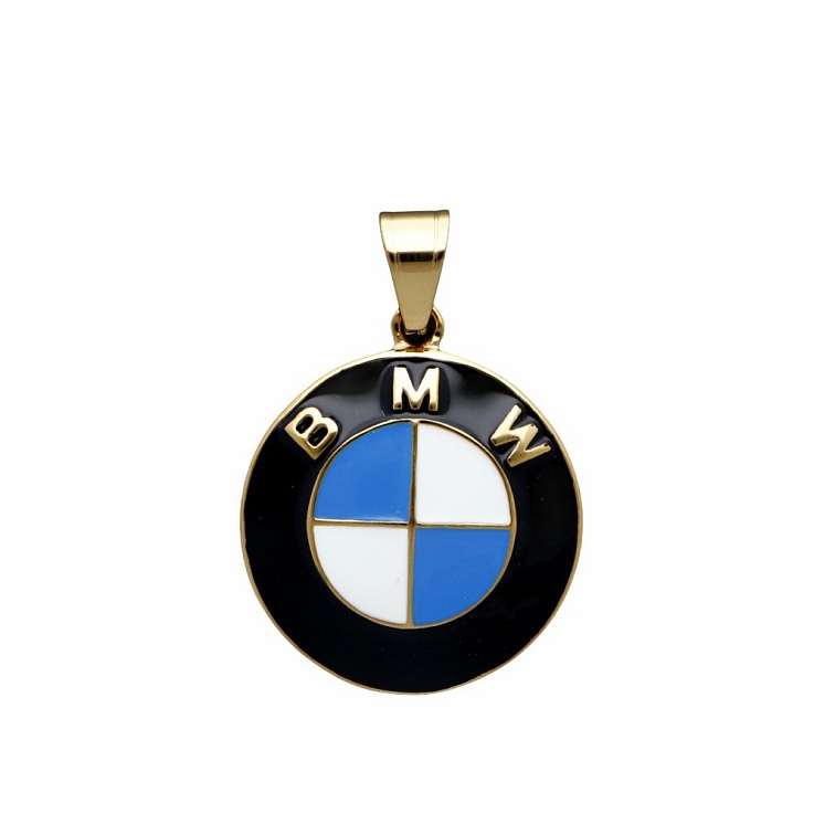 Ocelový přívěsek BMW Gold GL453