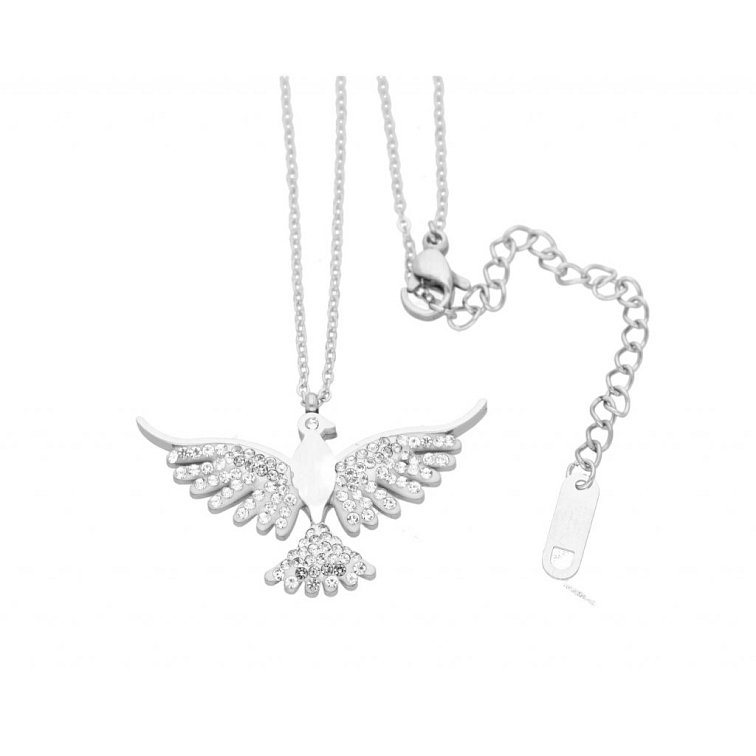 Dámský náhrdelník holubice bílá