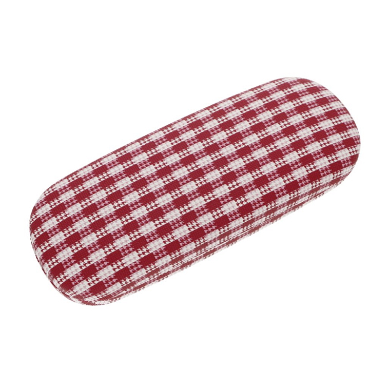 Pouzdro na brýle červené karo KR627