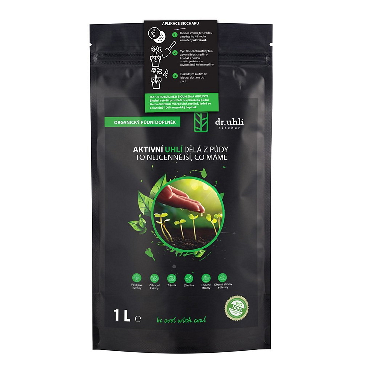 Biochar 300 ml, Pflanzenkohle für Pflanzen MINI START