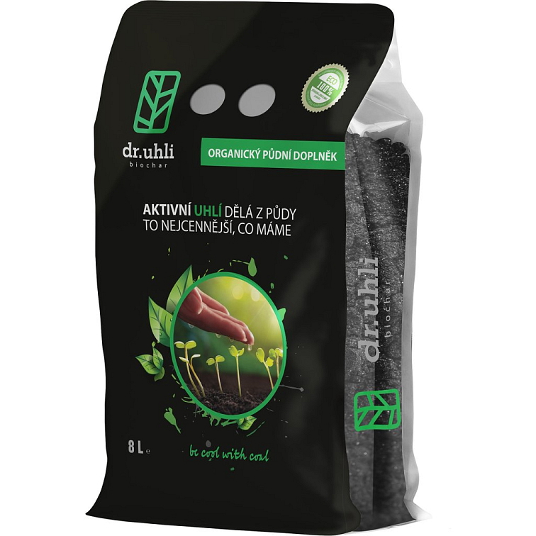 Biochar 8 l, Pflanzenkohle für den Boden