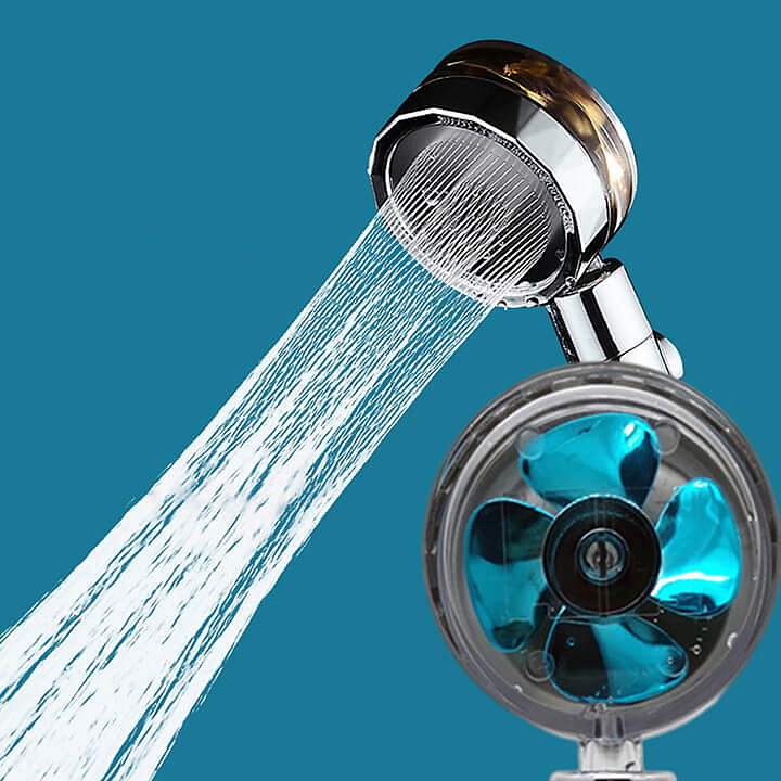 Sprchová 360° hlavice s turbínkou