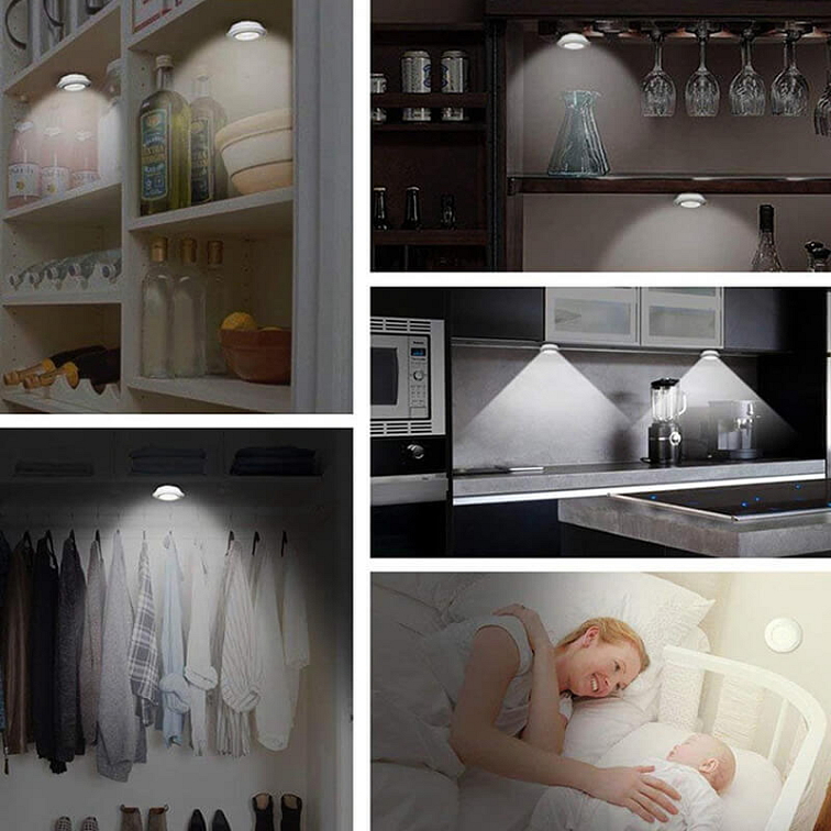 LED světlo s dálkovým ovladačem 3ks