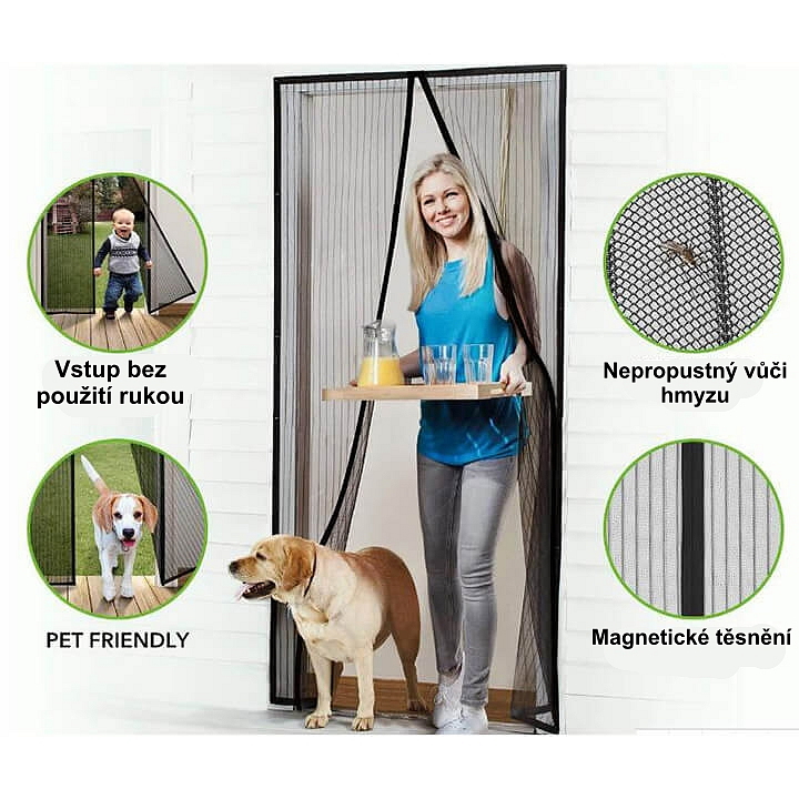 Sít do dveří proti hmyzu