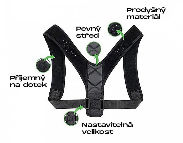 Korektor pro vzpřímené držení těla