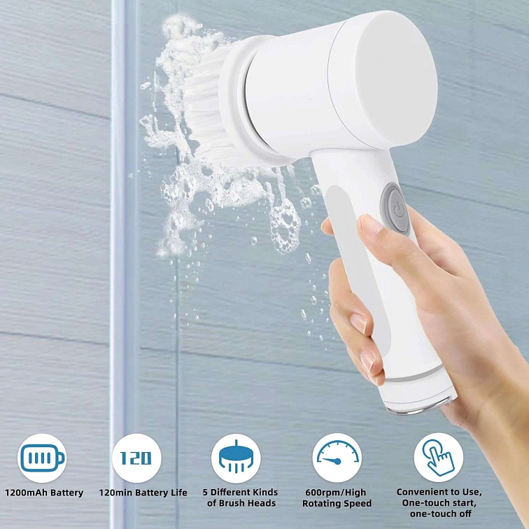 Elektrický čistící rotační kartáč