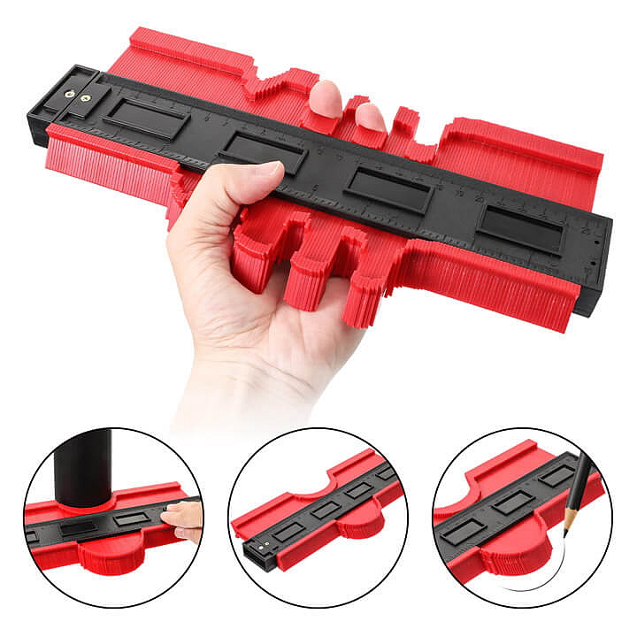 Obrysová šablona s plastovými lamelami - 13 cm