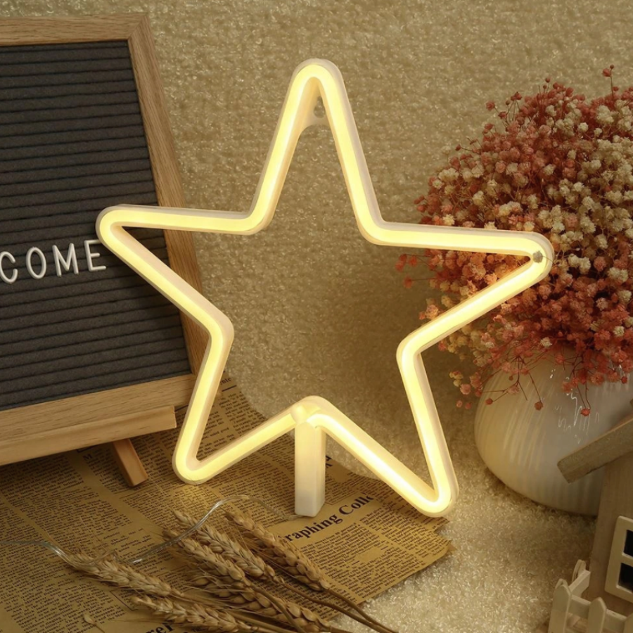 Noční LED lampa Hvězda