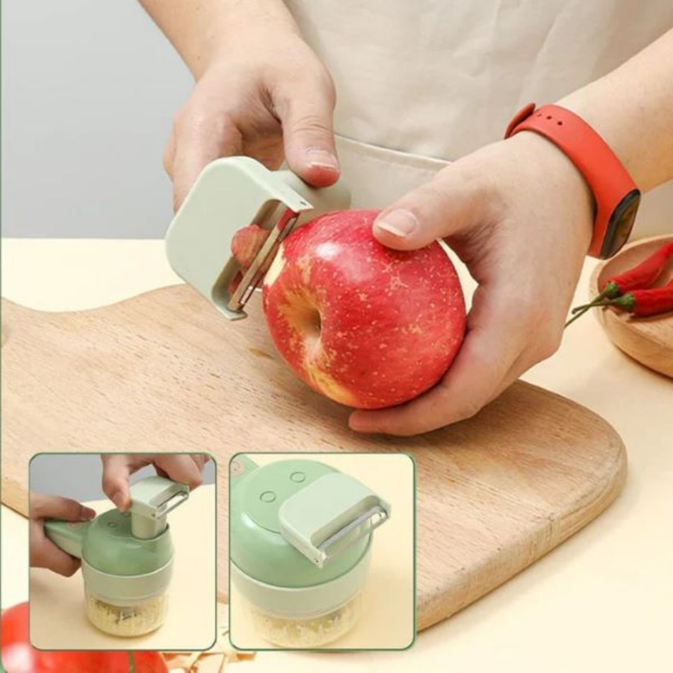 Ruční elektrický kráječ zeleniny 4 v 1