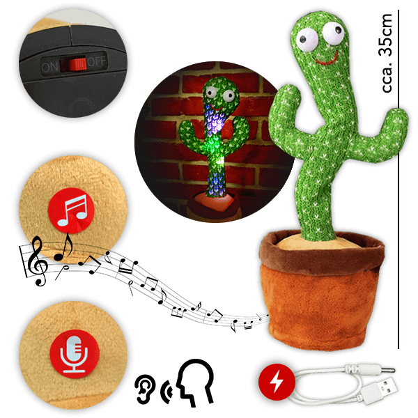 Tančící kaktus 3V1