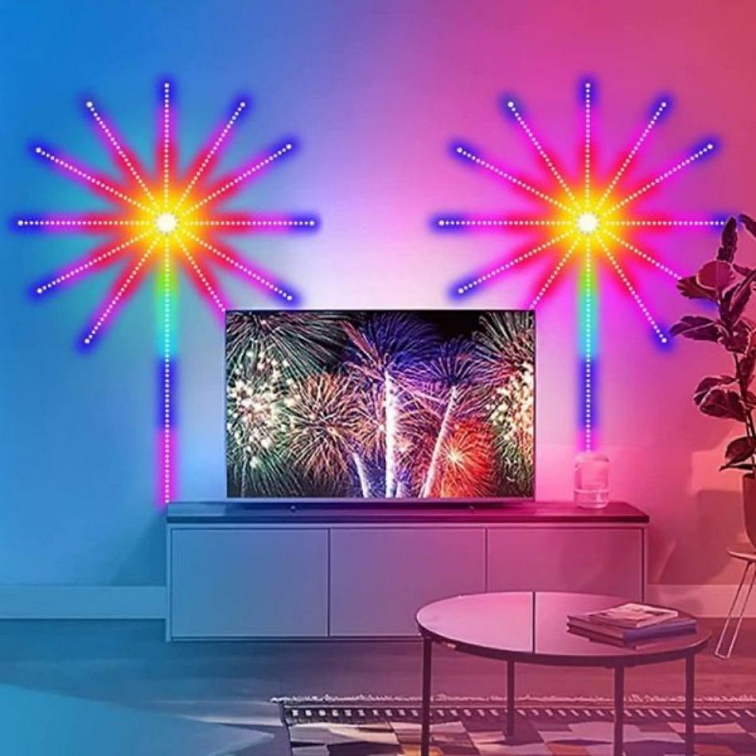 LED světlo ohňostroj