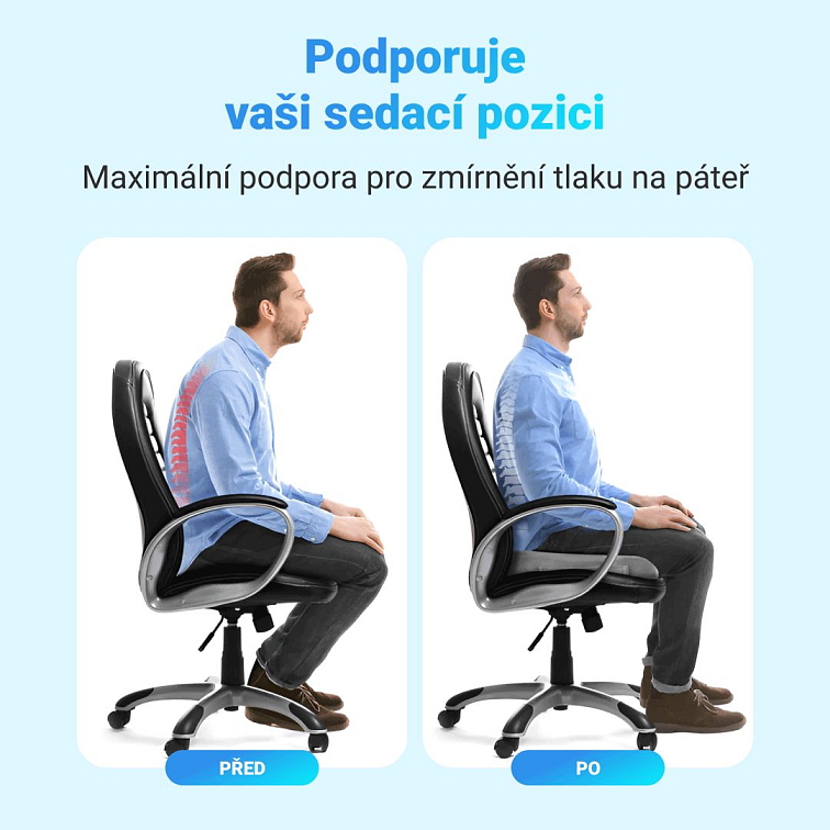 Polštář pro ergonomické sezení