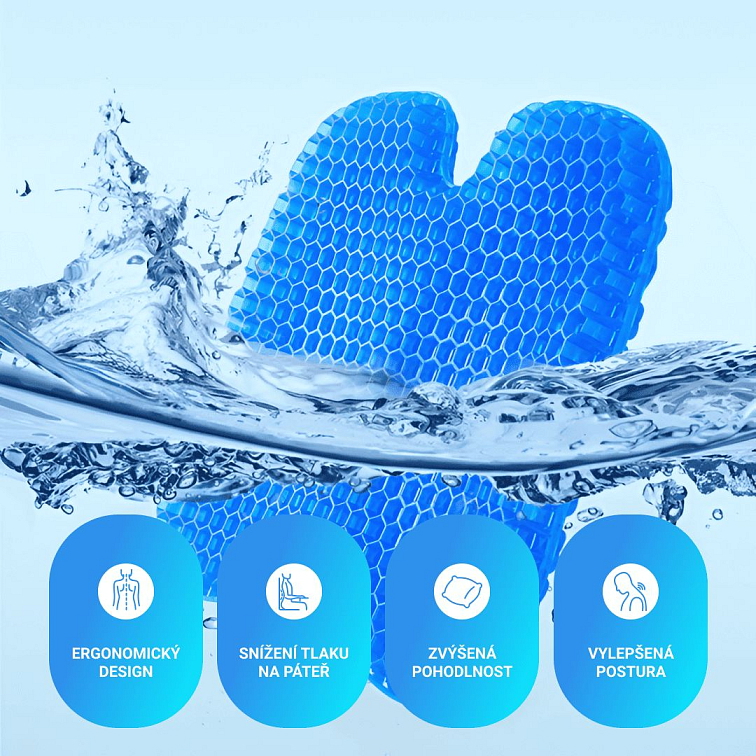 Polštář pro ergonomické sezení