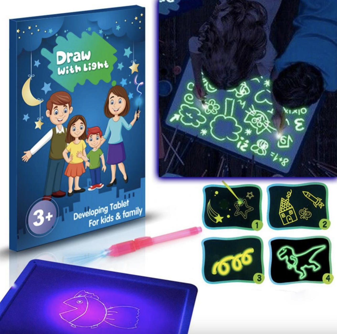 Kreslící svítící tabulka