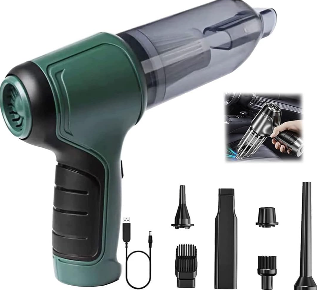 Přenosný mini vysavač 3v1