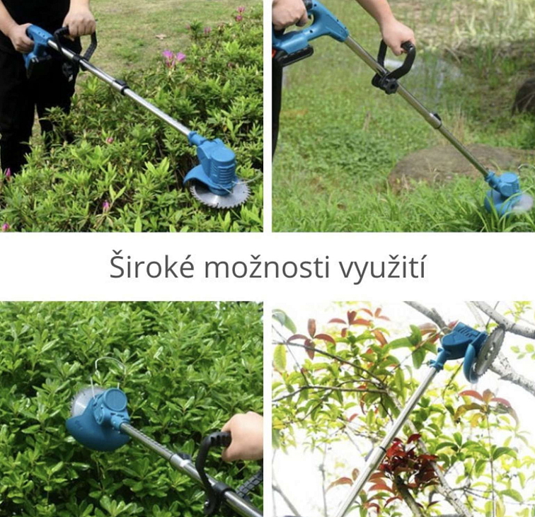 RUČNÍ ULTRALEHKÁ AKU SEKAČKA + NÁHRADNÍ BATERIE ZDARMA