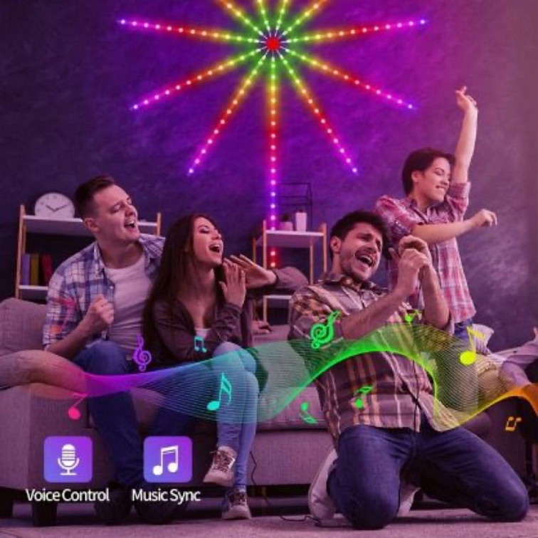 LED světlo ohňostroj