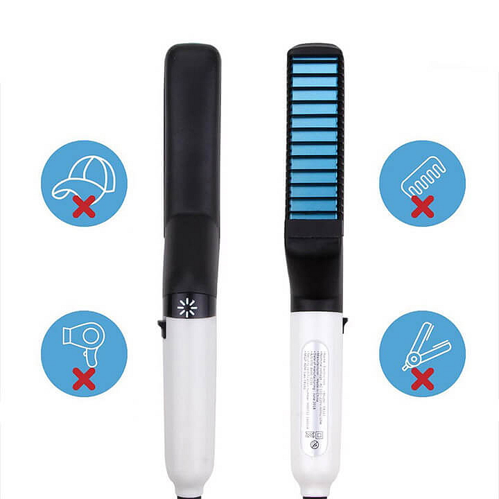 Multifunkční žehlička na vousy a vlasy