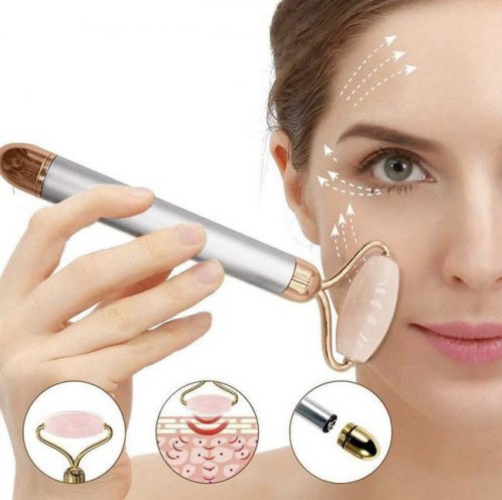 Vibrační obličejový váleček