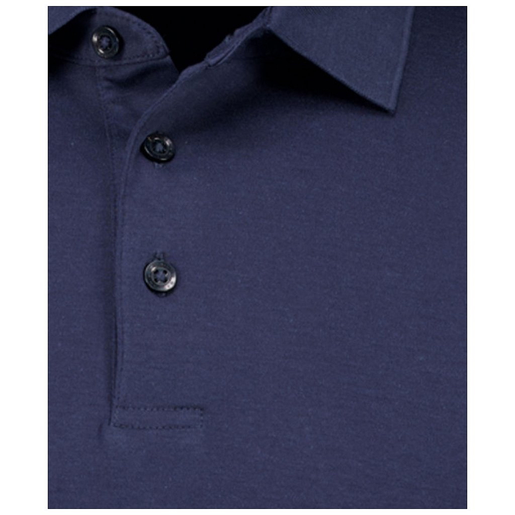 Pánska tmavomodrá polokošeľa pima bavlna s patentom RAGMAN