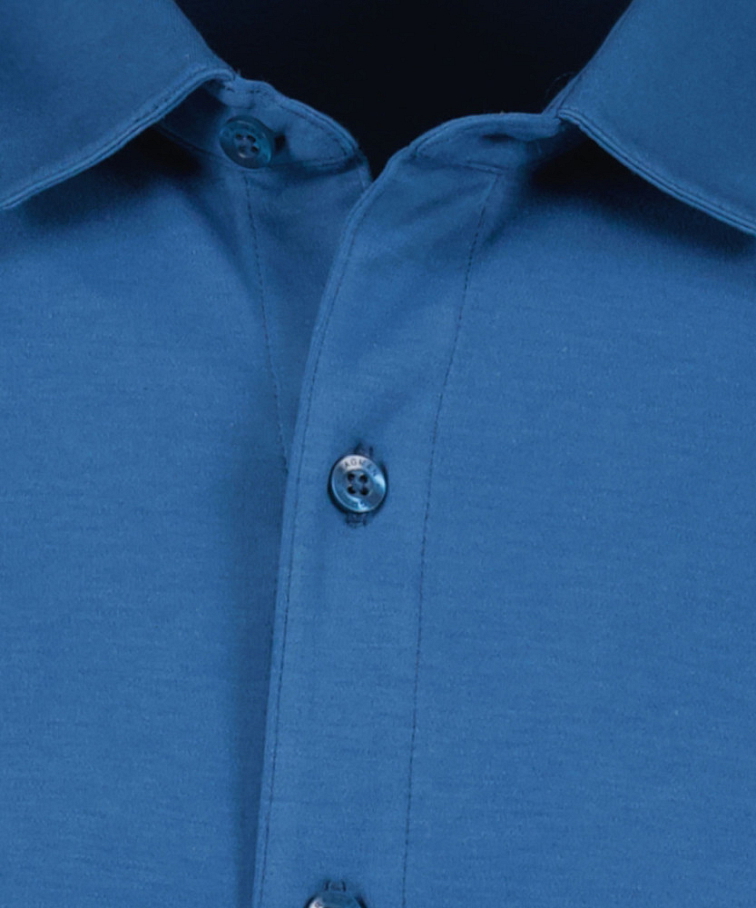 Pánska petrolejová pima bavlna košeľa RAGMAN modern fit