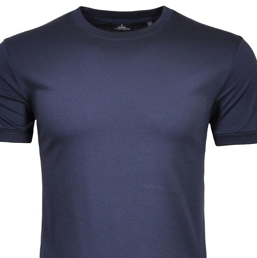 Pánske modré prémiové tričko s patentom RAGMAN