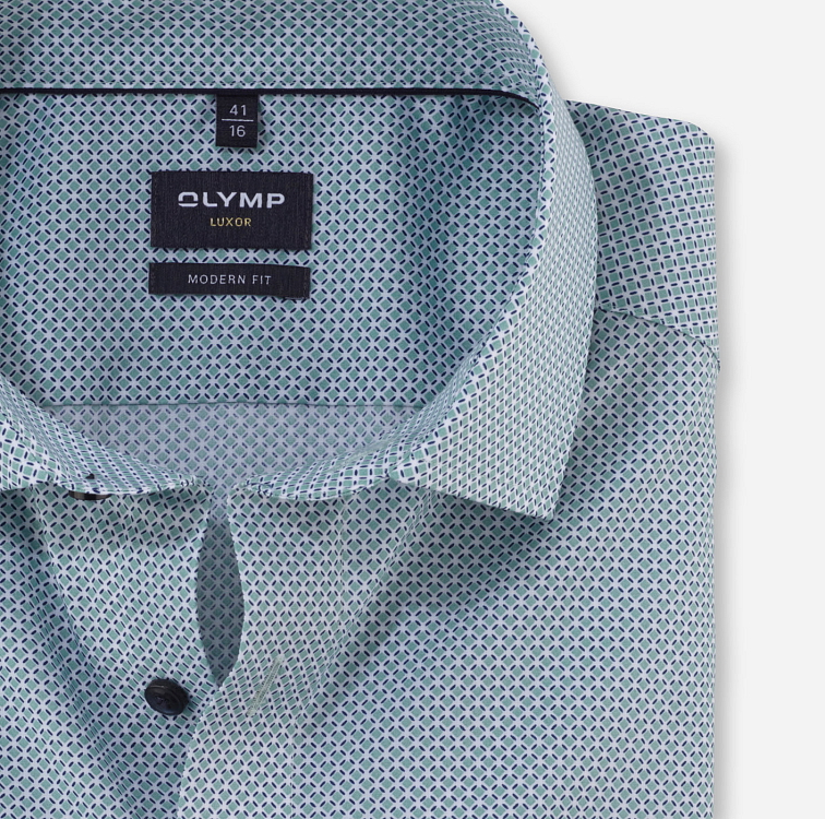 Pánska zelená košeľa Luxor OLYMP modern fit