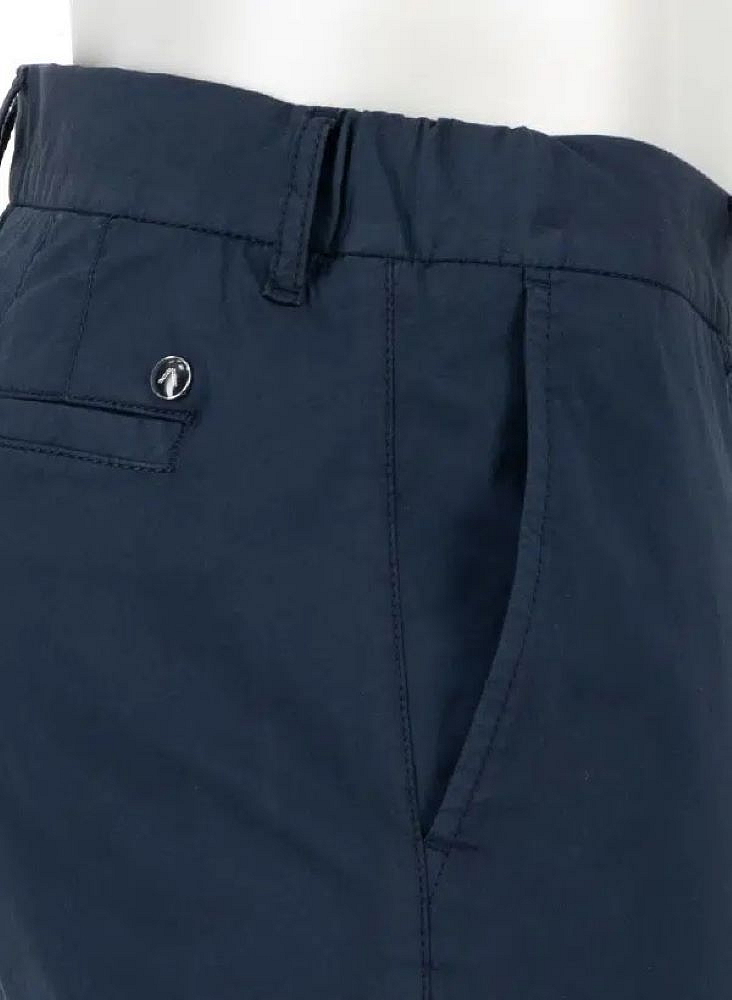 Pánske tmavomodré ultraľahké chino nohavice ALBERTO regular fit