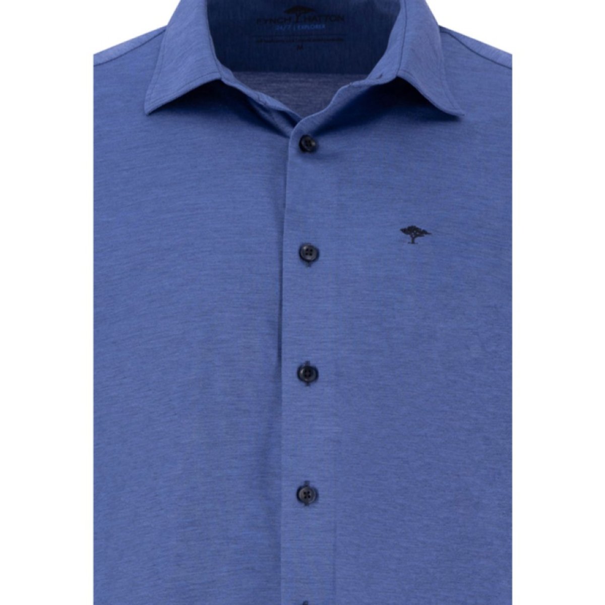 Pánska modrá 24/7 jersey košeľa FYNCH-HATTON casual fit
