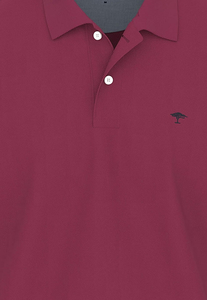 Pánska bordová premium cotton polokošeľa FYNCH-HATTON