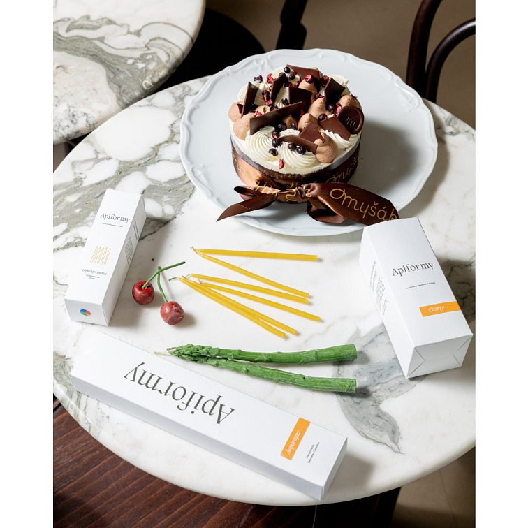 Dortové svíčky z včelího vosku