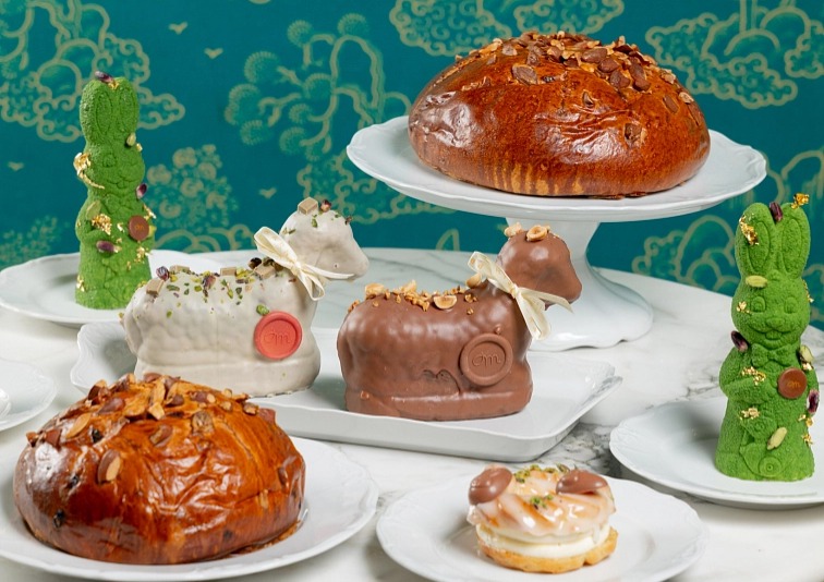 Velikonoční beránek s bílou čokoládou a pistáciemi