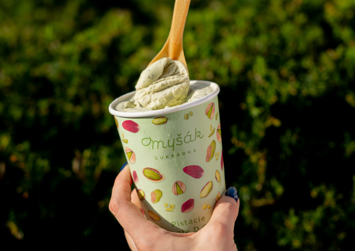 Pistáciová zmrzlina