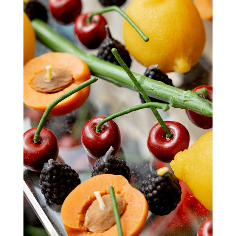 Dortové svíčky z včelího vosku