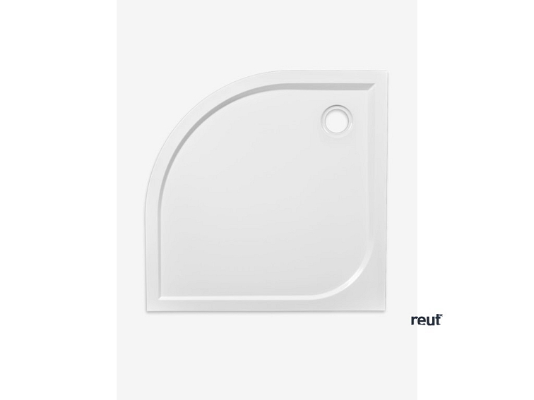 CA PLAST Sprchová vanička z liateho mramoru Paolo oblúk 90x90 cm R550 ľavá