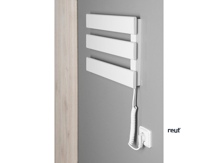 Aqualine ELVIS elektrický sušiak uterákov 457x342x55 mm, 50 W, biela EB480