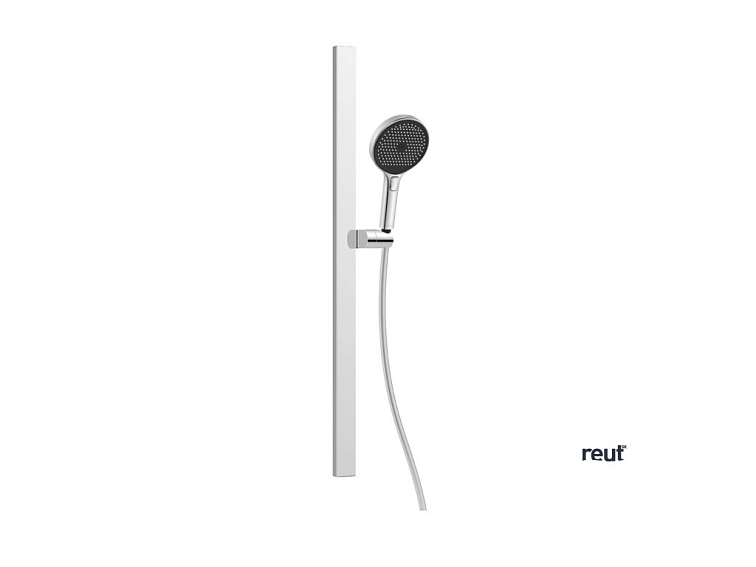 kielle Oudee Set sprchovej hlavice, tyče a hadice, chróm/čierna 20402SE20