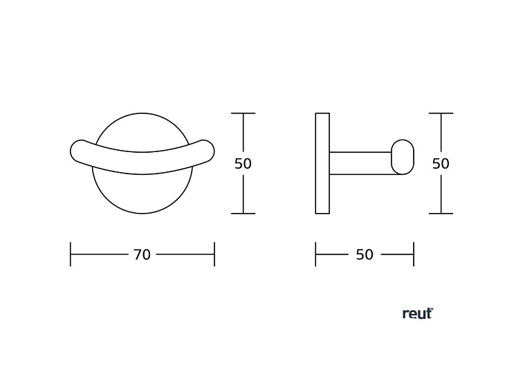Aqualine SAMBA dvojháčik, chróm SB123
