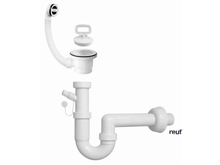 Aqualine Sifón k výlevke PI4550, PI6050 a PI8050 NDPI8050