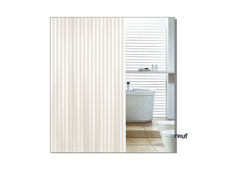 Aqualine Sprchový záves 180x200cm, polyester, béžová ZP003