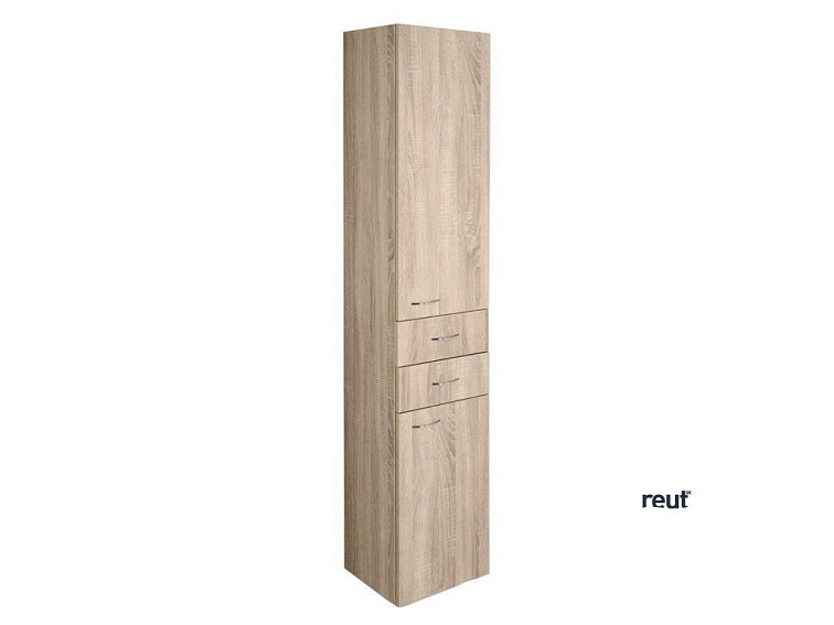 Aqualine ZOJA/KERAMIA FRESH skrinka vysoká 35x184x29cm, dub platin 51222