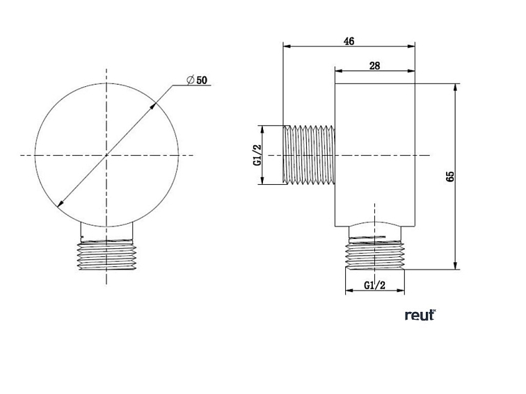 kielle Príslušenstvo Nástenné kolienko, chróm 20901000