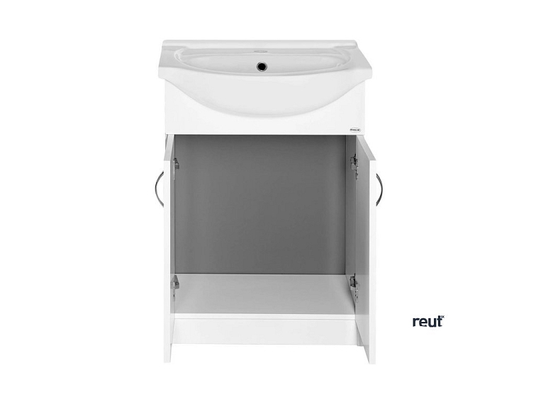 Aqualine SIMPLEX ECO 55 umývadlová skrinka vrátane umývadla 53x83,5x30,7cm SIME550