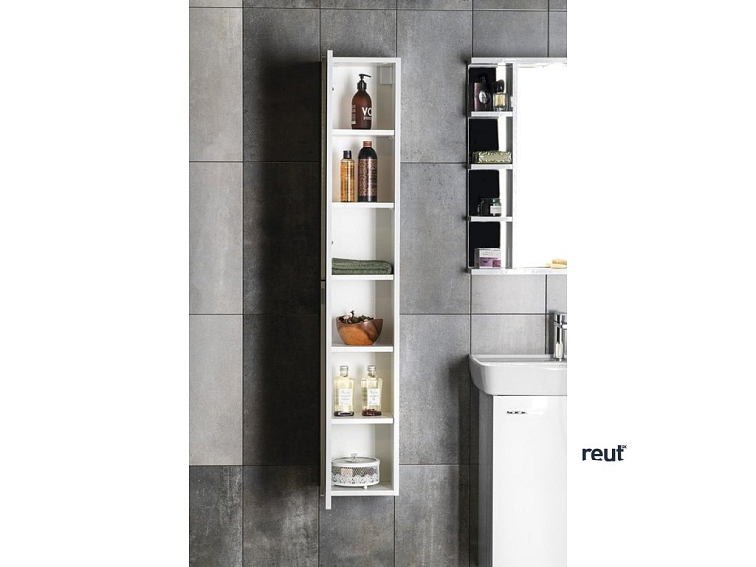 Aqualine ZOJA/KERAMIA FRESH skrinka vysoká 25x140x20cm, biela 51125