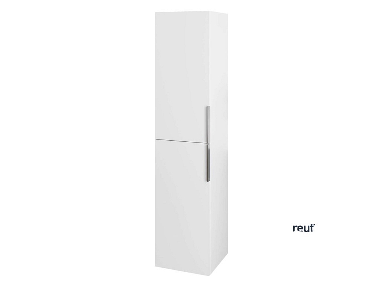 kielle Idolio Vysoká skrinka závesná 155x35x35 cm, lesklá biela 50224010